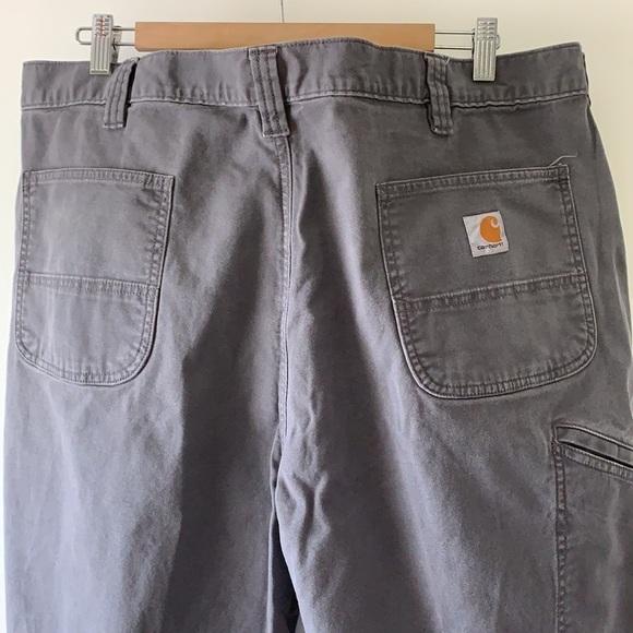 Carhartt Relaxed Fit  Gray Pants 44x30 - Picture 4 of 6
